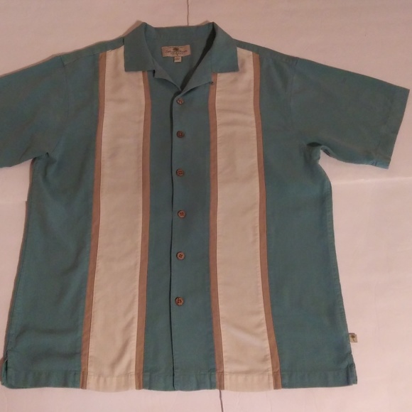Island Shores Other - Island Shores casual silk shirt sz L